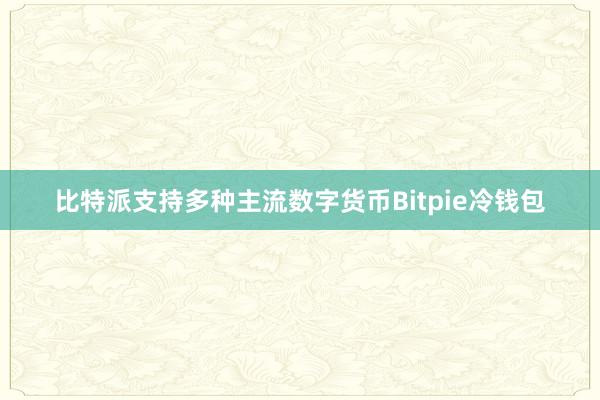 比特派支持多种主流数字货币Bitpie冷钱包