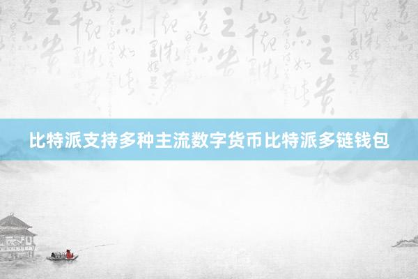 比特派支持多种主流数字货币比特派多链钱包