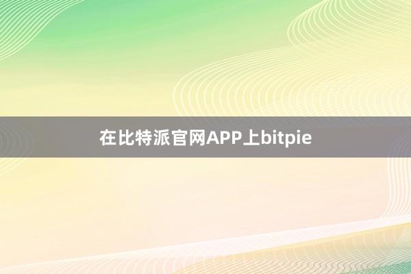 在比特派官网APP上bitpie