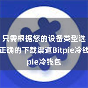 只需根据您的设备类型选择正确的下载渠道Bitpie冷钱包