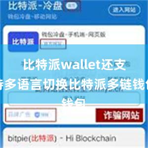 比特派wallet还支持多语言切换比特派多链钱包